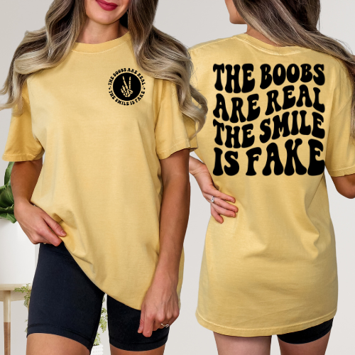 The Boobs Are Real, The Smile Is Fake